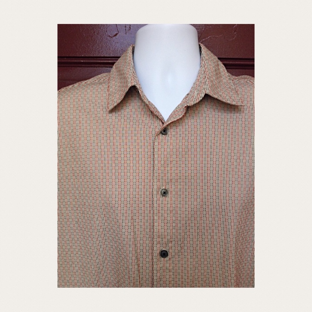 Structure Short Sleeve Button Down Shirt Size M/M
